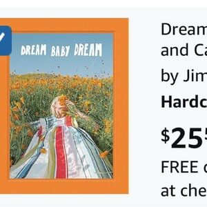 Dream Baby Dream Hardcover Book with Orange Frame
